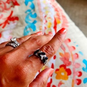 Effy Sapphire and Diamond Ring